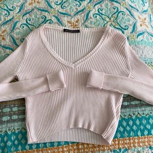 Super cute NWOT brandy cropped sweater.